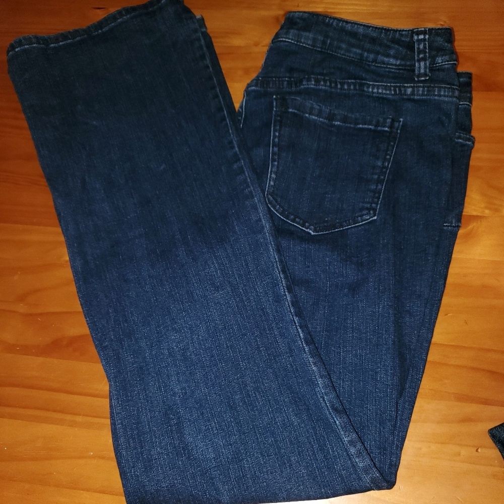 Chico's platinum denim dark wash Jeans